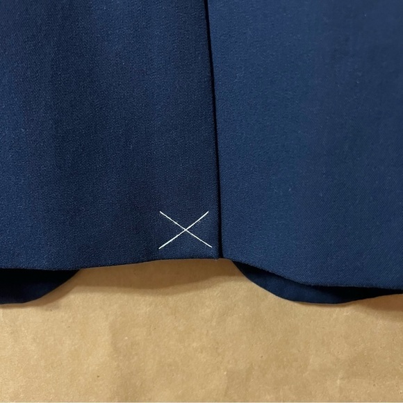 J. Crew | NWOT Parke Blazer in Bi-Stretch Cotton Classic Navy Size 2 - Picture 12 of 16
